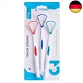 Produktbild: Zungenschaber Zungenreiniger-Set mit 3 Farben (Zungenbürste 3 Packungen)