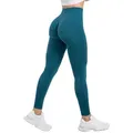 Produktbild: Smilodox Leggings Slayton Scrunch, Seamless Push-Up Sporthose High Waist V-Shape Bund Invisible Scrunch Blickdicht Yogahose, Fitness Gym Yoga Alltag blau XS