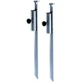 Produktbild: Spetebo - Metall Sonnenschirm Halter - 2er Set - Schirm Halterung mit Erdspieß und Fixierschraube