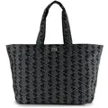 Produktbild: Lacoste Monogram Neocroc Shopper Tasche XL 42 cm  schwarz