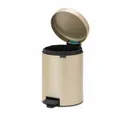 Produktbild: Brabantia Treteimer NewIcon, Abfalleimer, Mülleimer, Stahl, Metallic Gold, 5 L