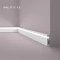 Produktbild: NMC IL11 WALLSTYL Sockelleiste Zierleiste Stuckleiste für Indirekte Beleuchtung 2 m