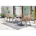 Produktbild: Trendline - Lounge Set Larisa Sitzgruppe Garten Möbel Alu Anthrazit Stuhl Tisch
