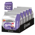 Produktbild: TASSIMO Kapseln Milka T Discs heiße Schokolade 5 x 10 Kakaokapseln +1x10 Gratis