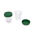 Produktbild: Med-Comfort Urinbecher mit Schraubdeckel, 100 Stück, 125 ml, Polypropylen (PP), Schraubdeckel, Zylindrisch, Labor / Medizin, Praxis Bedarf, Urinprobenbecher