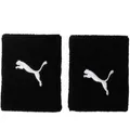 Produktbild: PUMA Schweißband Team Long, schwarz, 8cm, für Kinder und Erwachsene, 2 Stück