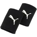Produktbild: PUMA Unisex Wristband long 2er Pack - Schweißband, Running & Training, Puma Logo Schwarz