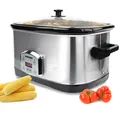 Produktbild: Syntrox digitaler Slow Cooker 7,5 Liter Edelstahl Schongaren Warmhalten 320 Watt