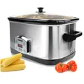 Produktbild: Digitaler Edelstahl Slow Cooker Schongarer Lotel 7,5 Liter Syntrox Germany