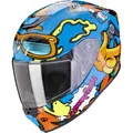 Produktbild: Kinder Motorrad Helm S - Scorpion EXO-JNR Air Fun - blau-orange