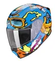 Produktbild: Motorrad Scorpion EXO-JNR Air Fun Kinderhelm (Blau/Orange) Gr: YS (49)