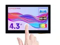 Produktbild: Waveshare 4.3inch LCD Capacitive Touch Display for Raspberry Pi 5/4B/3B+/3/3B/2B/B+/ 800×480 IPS Wide Angle MIPI DSI Interface Screen 4.3Zoll Mini Bildschirm