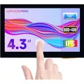 Produktbild: Hochwertiges 4.3 Zoll Touchscreen Display für Raspberry Pi – 800×480 Auflösung