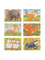 Produktbild: Goki Wooden Mini Puzzle Forest Animal 24 pcs. Holz