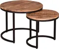 Produktbild: Couchtisch Fermo - 2er Set - Mangoholz natur