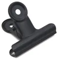 Produktbild: 12 Pack Large Black Bulldog Binder Büroklammern / Metallscharnierclip-Dateikl...