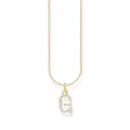 Produktbild: THOMAS SABO Halskette Buchstabe G vergoldetes Silber mit Zirkonia KE2246-414-14