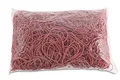 Produktbild: OFFICE PRODUCTS Gummibander Durchmesser: 100mm Farbe: Rot/Gewicht: 1000g - 1 kg/Haushaltsgummi Gummiringe Gummi/Kautschuk 60% / Gummis für Zuhause Büro Schule