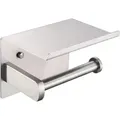 Produktbild: Niemals Verwendet] Toilettenpapierhalter, Moderner Toilettenpapierhalter Aus Gebürstetem Edelstahl Sus 304 Mit Telefonablage, Badezimmer- Und Küchenzubehör F928-03d
