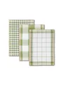 Produktbild: Dyckhoff 02902 99 300 Geschirrtücher Karo Olive/3st