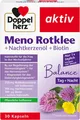 Produktbild: Doppelherz Meno Rotklee Nachtkerzenöl Biotin Kapseln Frau Wechseljahre 30 Stück