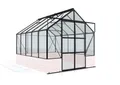 Produktbild: Vitavia Gewächshaus Cassandra 8300, schwarz, mit Glas, ohne Sockelmauer