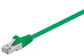 Produktbild: Goobay 95547 CAT 5e Patchkabel, SF/UTP, Grün, 1.5 m - CCA Kupfergemisch