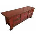 Produktbild: OPIUM OUTLET Möbel Kommode Schrank Sideboard Lowboard 35208-3 rot asiatisch chinesisch orientalisch Holz