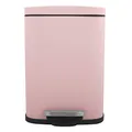 Produktbild: Spirella - Badezimmer Mülleimer mit Fußpedal Modell Akira - Hochwertiger Edelstahl - Leise Schließfunktion Easy-Close - Mattes Rosa - 5L - Badaccessoires