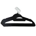 Produktbild: SVITA Kleiderbügel 10er Set Anzugbügel Platzsparend rutschfest Samt Schwarz
