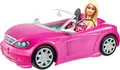 Produktbild: Barbie Puppe Cabrio Rosa Glitzer Reifen Logo Spielzeug Kinder 3J DJR55