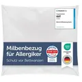 Produktbild: Blumtal Bettbezug Milbenbezug Allergiker Bettbezug oder Kopfkissenbezug- Milben Encasing, (1 St), bestehend aus dem High-Tech Spezialgewebe Evolon weiß 40 cm x 40 cm
