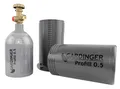 Produktbild: Aluminium Propanflasche Profill 0.5 / 0,425 kg befüllbar, leer + Box - GARDINGER