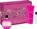 Produktbild: Jimmy Choo Rose Passion Set Eau de Parfum, 100 ml + Eau de Parfum Miniatur, 7,5 ml + Körperlotion, 100 ml