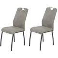 Produktbild: Hela Vertriebs GmbH Stuhl-Set, Grau, Textil, 44x96x64 cm, Esszimmer, Stühle, Esszimmerstühle, Vierfußstühle