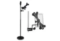 Produktbild: keepdrum Mikrofonständer keepdrum Mikrofonständer MS124 Einhand-Stativ mit Tablet-Halter, (ausziehbar, Mikrofonständer), Vorteils-Set mit Tablet-Halter