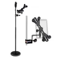 Produktbild: keepdrum MS124 Mikrofonständer Einhand-Stativ mit Tablet-Halter