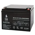 Produktbild: SIGA Akku 12V 28Ah AGM Blei GEL USV Solar Notstrom Alarmanlage Batterie 24Ah 25Ah 26Ah