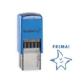 Produktbild: Trodat edy FIX Motivationsstempel für Lehrer und Pädagogen, Stempelset zum Motivieren – 1 Motiv Stern PRIMA, Deutsch, Gehäuse Blau, Abdruck Blau, Selbstfärbend, 20 x 20 mm