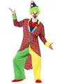Produktbild: Smiffys Clown-Kostüm Zirkusclown Kostüm - für Fasching und Halloween, Alles andere als kleinkariert: knallbunter Clown mit Karomuster