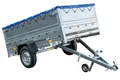 Produktbild: UNITRAILER Robuster Anhänger mit Kippfunktion, 750 kg Zuladung, 2304 x 1256 cm Ladefläche, Bordwände, Stützrad, Blauplane