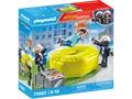 Produktbild: PLAYMOBIL 71465 Feuerwehrleute mit Luftkissen Spielset, Mehrfarbig