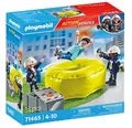 Produktbild: PLAYMOBIL Action Heroes Feuerwehrleute mit Luftkissen 71465