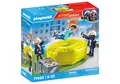 Produktbild: PLAYMOBIL 71465 Feuerwehrleute mit Luftkissen Spielset, Mehrfarbig