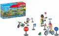 Produktbild: PLAYMOBIL City Life 71332 Fahrradparcours, Verkehrserziehung, Fahrrädern Verkehrszeichen und mehr, Spielzeug für Kinder ab 4 Jahren