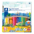 Produktbild: STAEDTLER Buntstifte Noris Club Aquarell Set 24 Farben + Pinsel, NEU