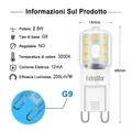 Produktbild: G9 LED Warmweiß 3000K 2.5W LED Lampe entspricht 20W Halogenlampe G9 LED Lampe...