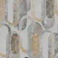 Produktbild: Sublime Oval Geo Sand Gold Vliestapete 10mx52cm