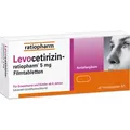 Produktbild: LEVOCETIRIZIN-ratiopharm 5 mg Filmtabletten 50 St