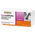 Produktbild: Levocetirizin-ratiopharm 5 mg Filmtabletten 50 St